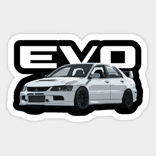 misubishi evo 9 Sticker